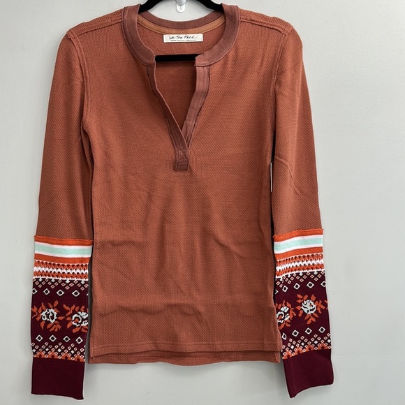 Free People Mikah Layering Cuff Shirt - Picture 5 of 7